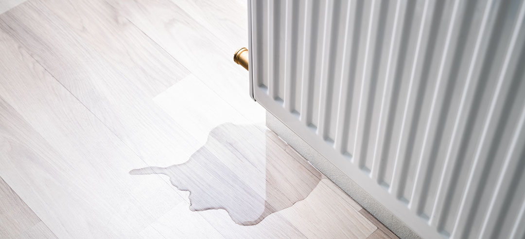 Fuga de agua en radiador